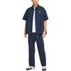 Nike Club Fashion Soft Comfortable Versatile Short Sleeve Shirt Men Shirts Obsidian HJ2027-451