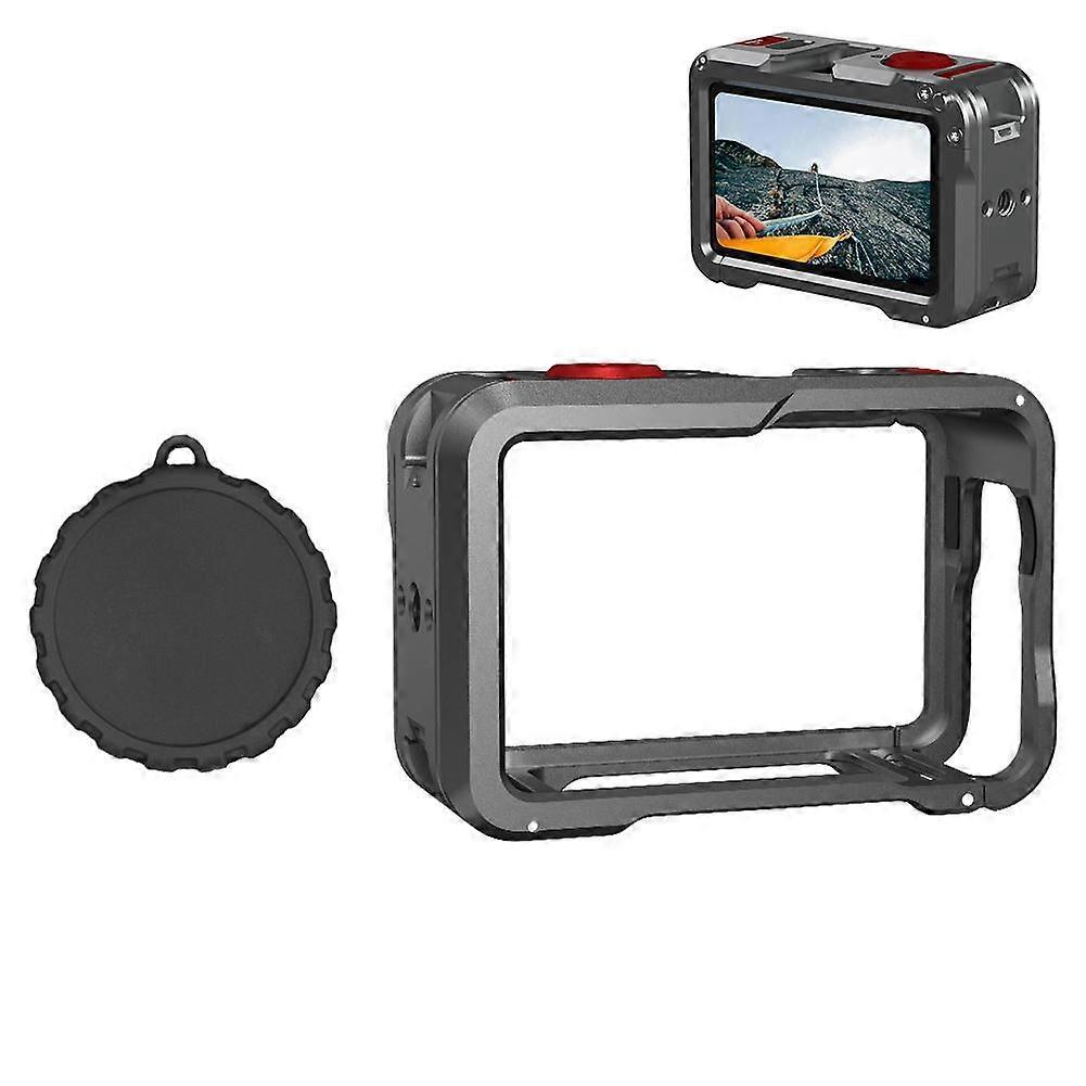 Flymile Applicable For DJI Action 6 Protective Cage Metal Frame Sports Camera Accessories