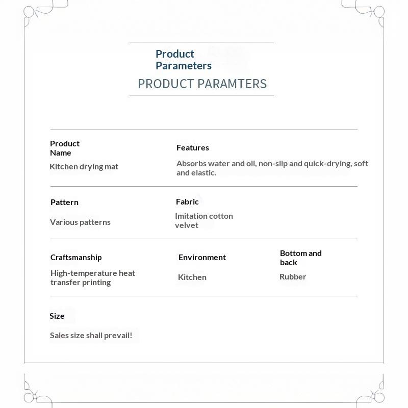 Retro Boheemse Patroon Diatomeeën Pad Waterabsorberende Pad Keuken Koffiezetapparaat Absorberende Afvoer Pad Servies Beker Droogmatten