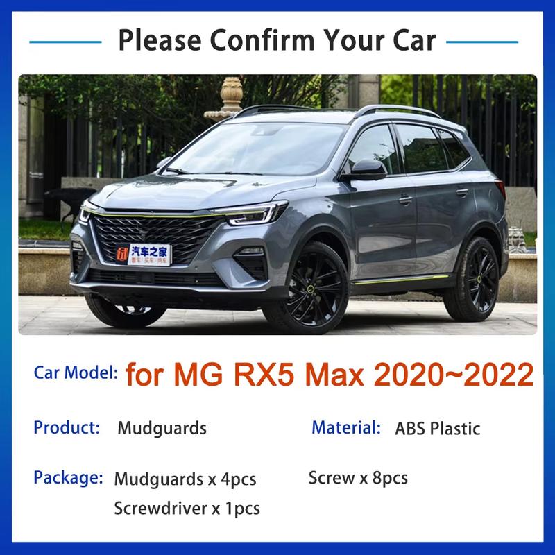 For Roewe MG RX5 Max ~  Mudguards Fender Mud Flaps Auto New Guards Splash Accessories Car Styling Front Rear Wheels