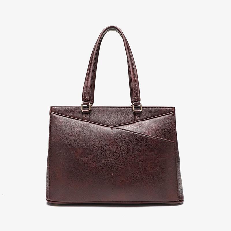 

Высококлассная Новая Большая Сумка Модная Легкая Роскошная Женская Сумка Сумка на Плечо Большая Вместимость Для Поездок Универсальная Ручная Сумка-Тоут темно-фиолетового