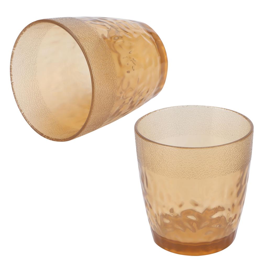 200ml Drinking Glass Flower Tea Cup Small Beer Mug Acrylic Cup for Home PartyCopper