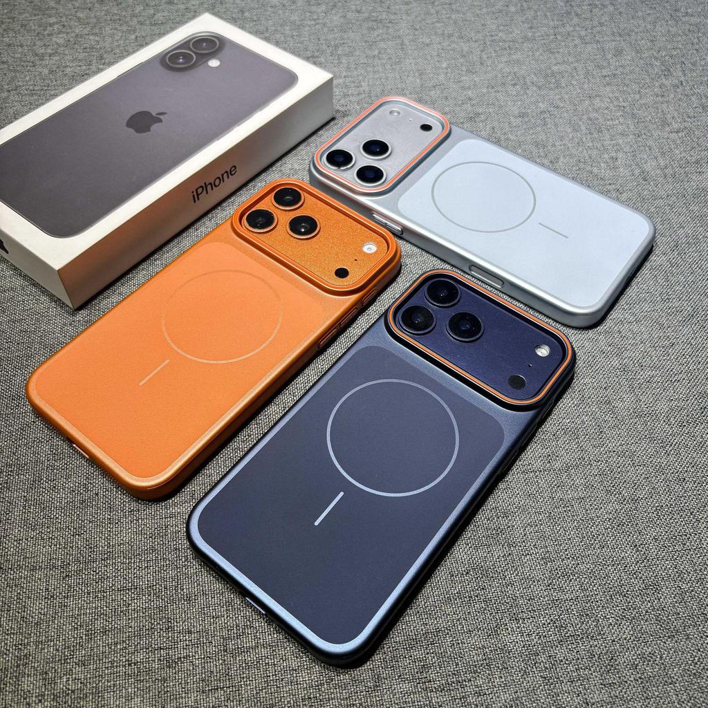 Ultra-Thin Magnetic Case for iPhone 16 Pro Max - Frosted Hard Shell, 15 Solid Colors