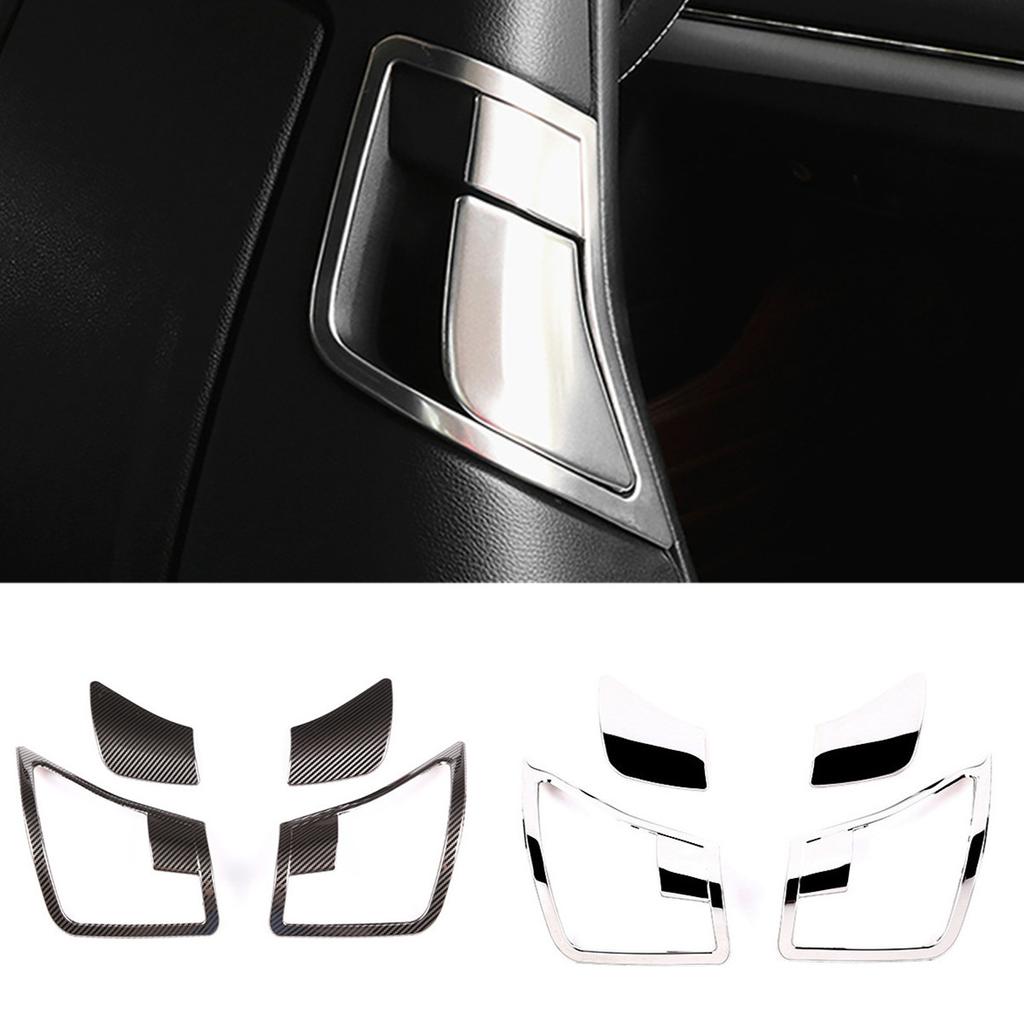 Stainless Steel Car Seat Back Adjustment Panel Frame Trim For Mercedes Benz E Class Coupe W207 2009-2016 Interior