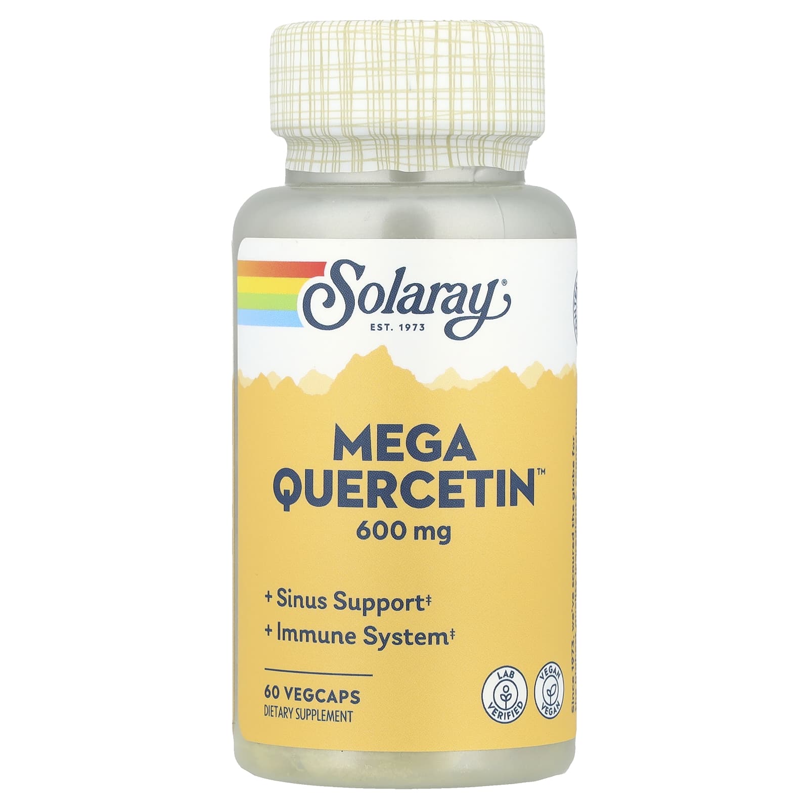 

Mega Quercetin, 600Mg, 60 Veggie Caps