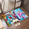 Custom Name Personalized Blue Smurfs Print Carpet, Versatile Home Decor Rug, for Playroom, Apartment, Balcony, Entryway, Hallway Gift