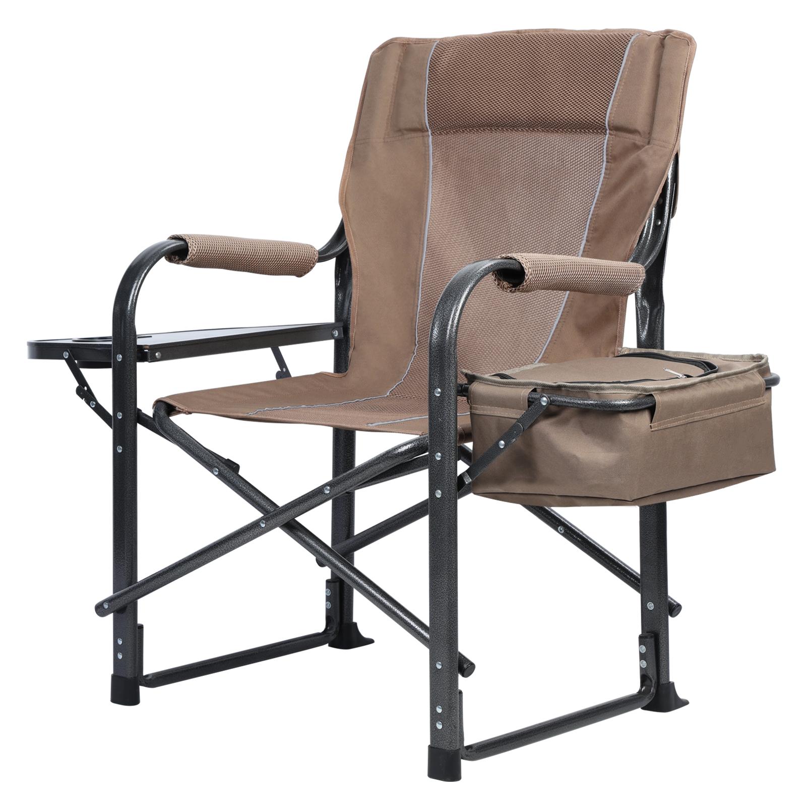 

Портативный складной стул для кемпинга на открытом воздухе, расширенный, сверхлегкий, с сумкой-холодильником, для отдыха, на пляже, для кемпинга, рыбалки, дышащий стул