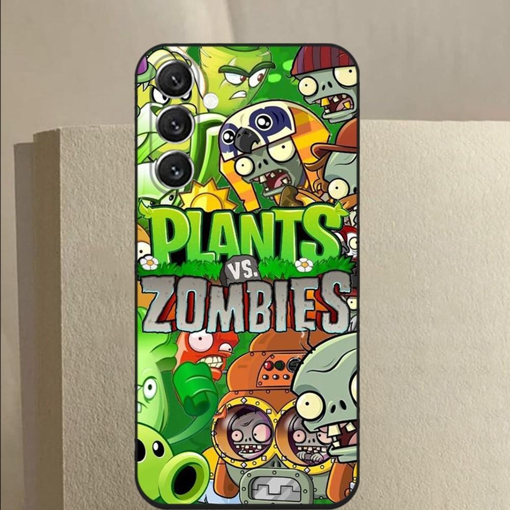 

Plants vs Game Z-Zombies Phone Case For Samsung Galaxy A13,A21s,A22,A31,A32,A52,A53,A71,A80,A91 Soft Black Cover Samsung a324g