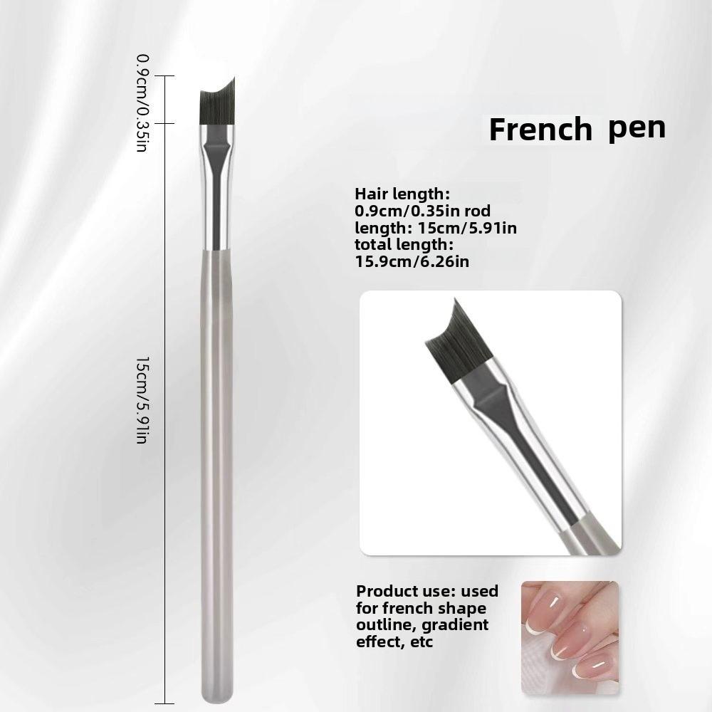 

Профессиональные кисти для нейл-арта, кисть для рисования сетки, французская клетка, для гель-лака French pen