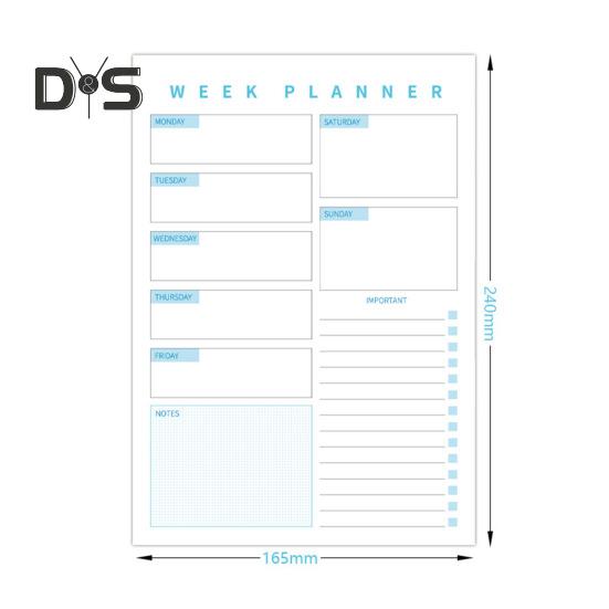 Meal Planner Notebook Balanced Diet Planner Shopping List Plan Weekly Meals Effortlessly Double Magnets Planning Pad Kitchen Life Tool