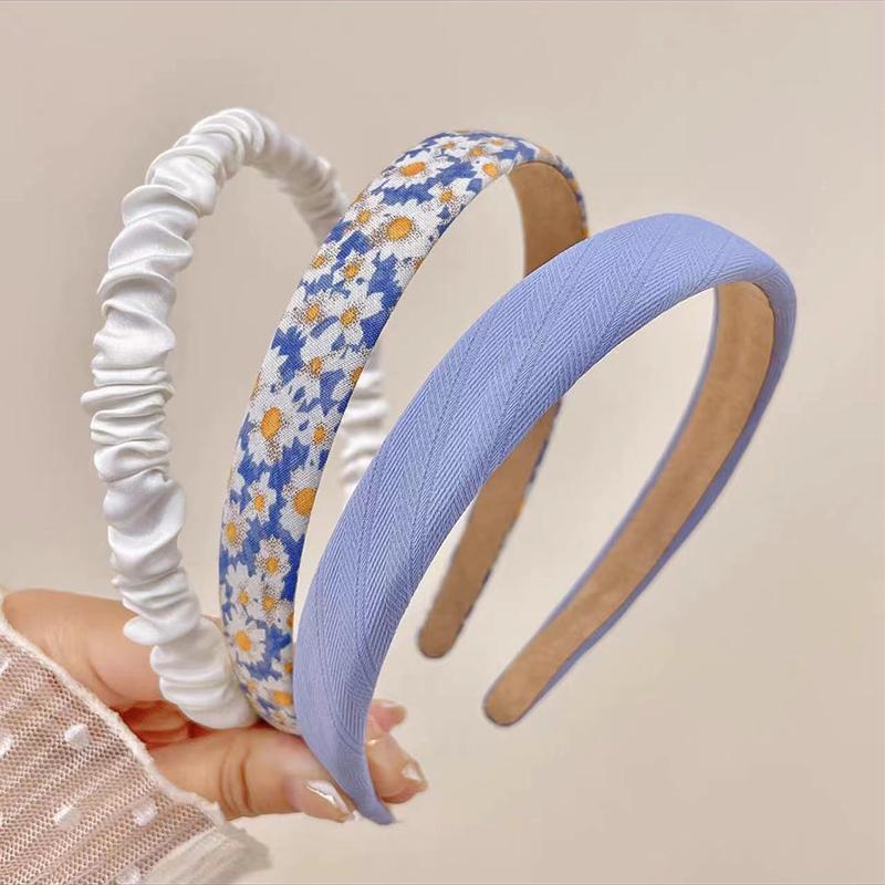 3pcs Multicolor Elegant Fabric Headband for Women Face Wash Hair Band Fashion Girls Hair Accessories