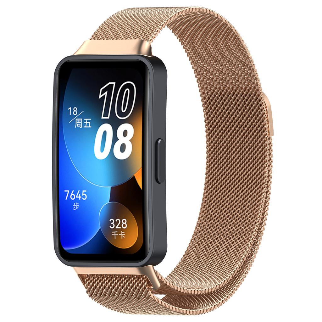 Strap For Huawei Band 8 Smartwatch Magnetic correa Wristband Metal Mlianese Loop belt Bracelet Accessories Huawei Band 8 9 strap