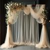 1/3/5/8/10meters Wedding Tulle Sheer Decoration Tulle DIY Mesh Gauze  Birthday Party Wedding