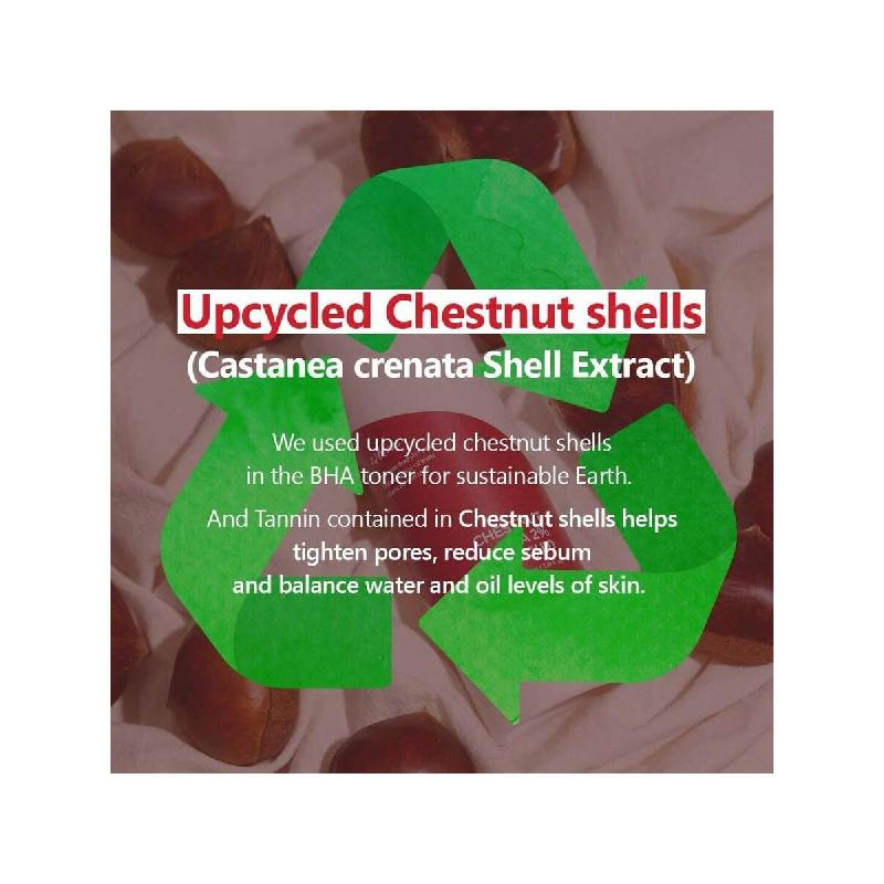 Isntree Chestnut BHA 2% Clear Liquid 100ml | Mild Exfoliant | Pore Tightening | Removes Dead Skin Cells | Korean Skincare