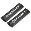 For Renault Duster Captur Clio Logan Accessories 2Pcs Car Seat Belt Cover Cotton Carbon Fiber Shoulders Pads Protection Case