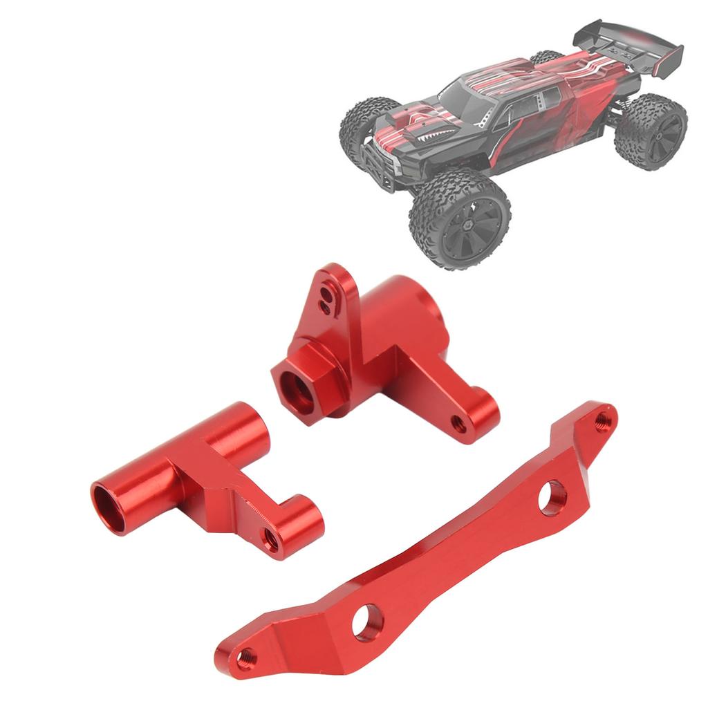 Aluminum Steering Assembly High Strength Lightweight Replacement Steering Set for Racing 1Celsius6 RC Car
