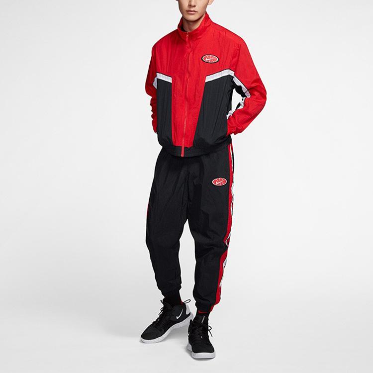 Nike Contrast Side Stripe Basketball Pants Men Bottoms Black AV9759-013