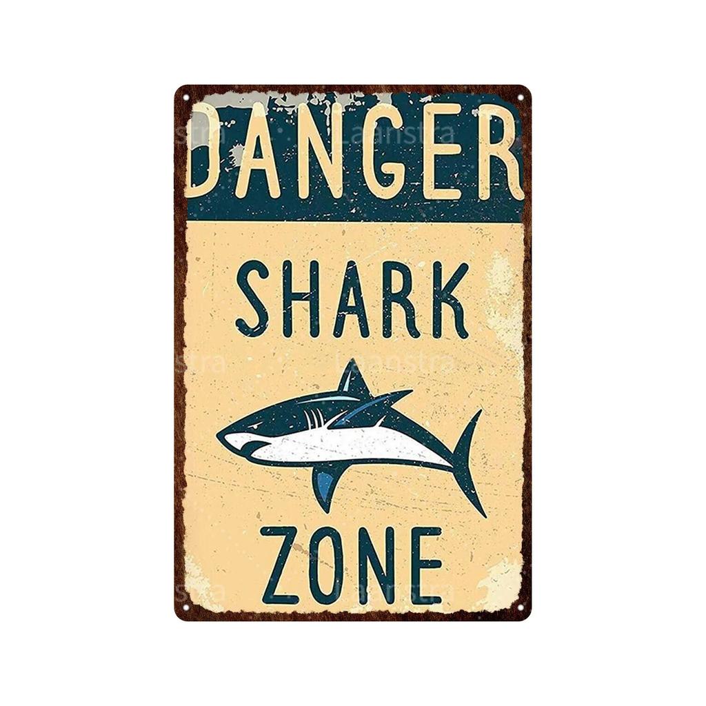 Vintage Animal Various Fish Metal Plate Wall Decor Tin Signs Art Posters Plaque Man Cave Bar Club Decoration Iron Painting