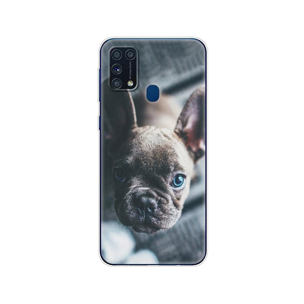 Pentru Samsung M31 Husa 6.4" Husa din silicon moale Tpu pentru Samsung Galaxy M31 M 31 SM-M315FZBVSER m315 Funda pentru bara din spate a telefonului