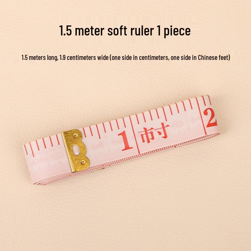 1.5m Thickened Soft Measuring Tape for Bust, Waist, Hip, Leg, and Arm Circumference