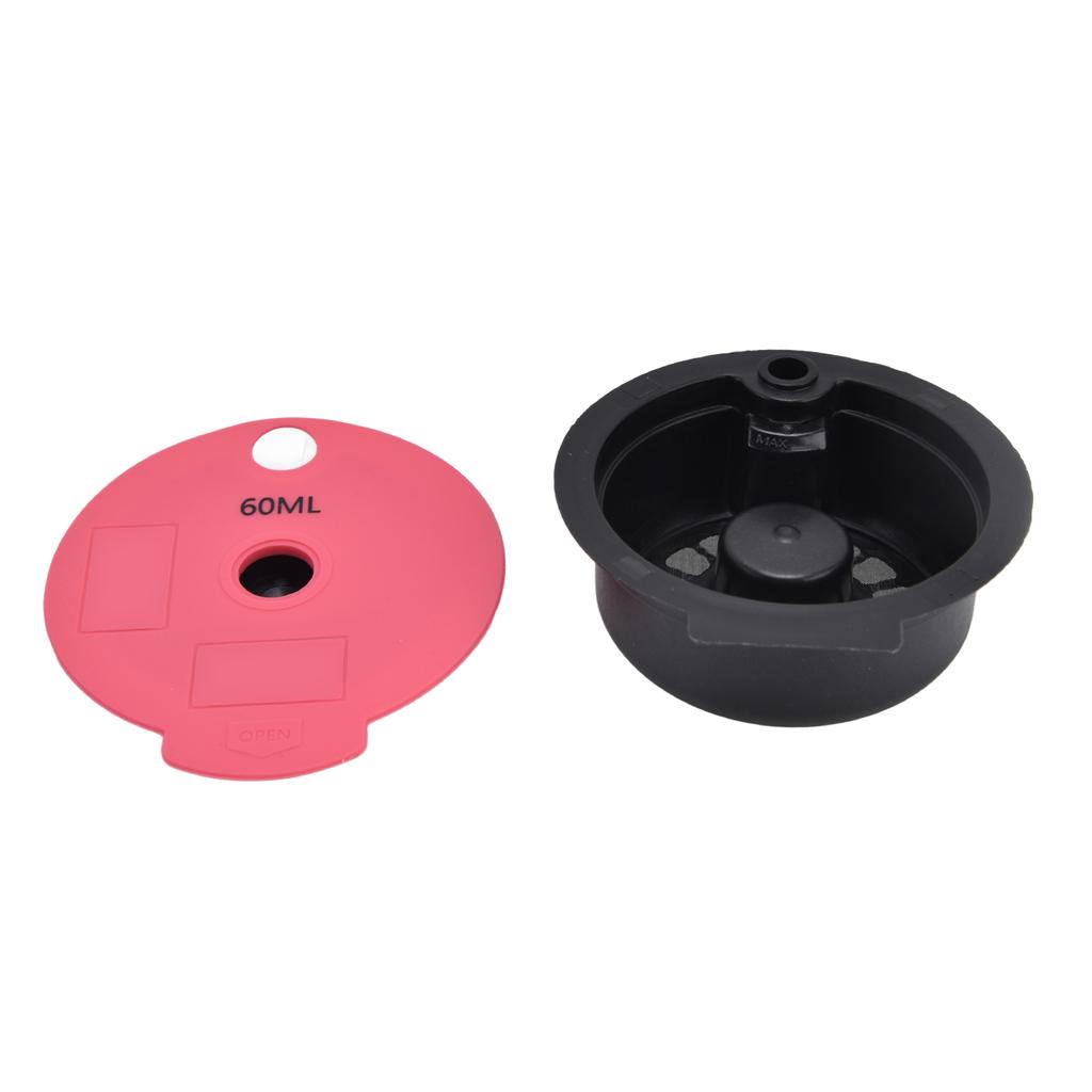 Opakovaně použitelný kelímek na kávovou kapsli Plnitelný kelímek na kapsle Růžový filtr kapsle pro TYP CTPM1260ml