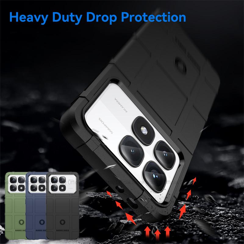 For Xiaomi Redmi K70 Ultra Case Xiaomi Redmi K70 Ultra Cover Shockproof Armor Rubber Anti-Slip Phone Case Xiaomi Redmi K70 Ultra