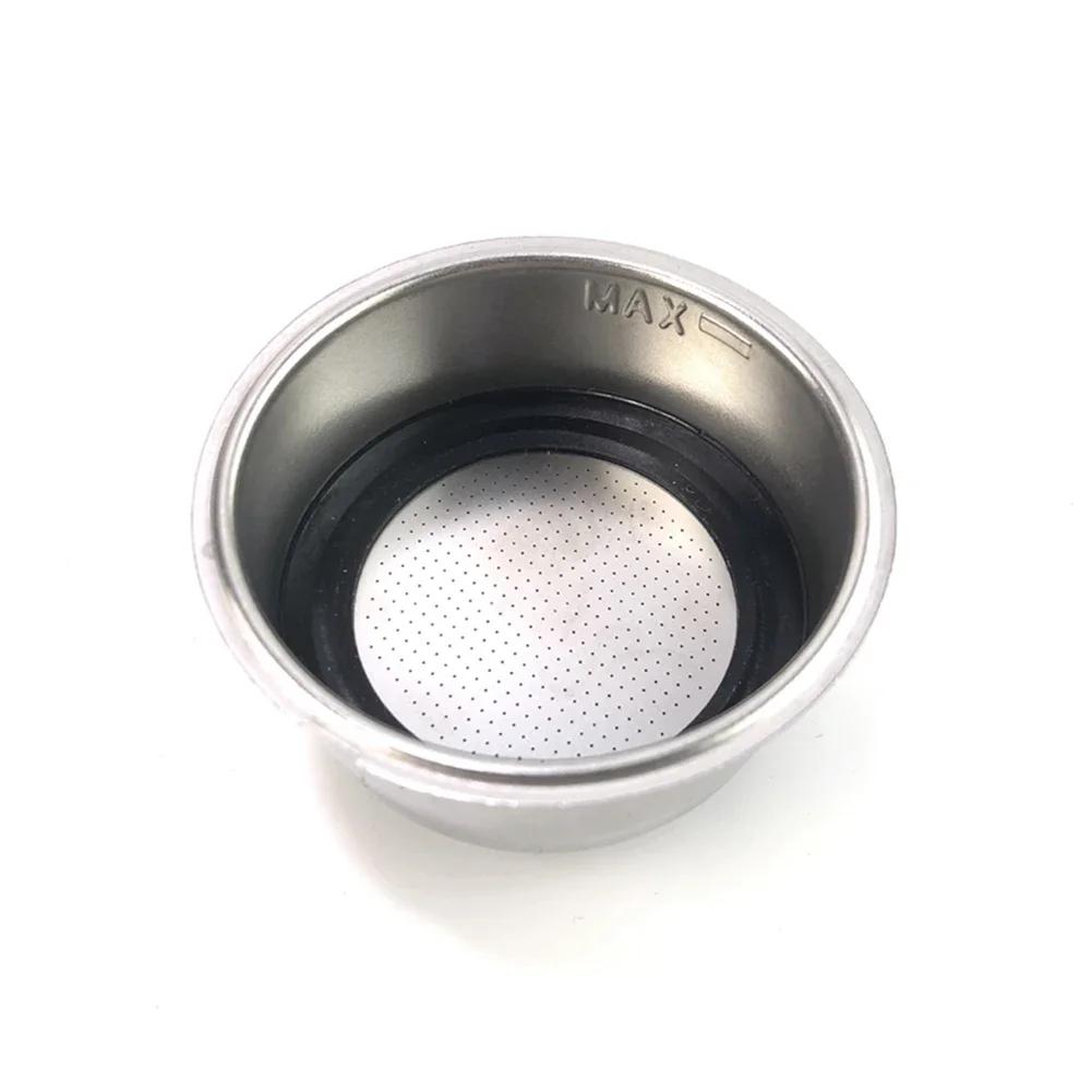 

Filter Coffee Filter Basket Silver + Black Stainless Steel Ultra-Fine Filtering Coffee Machine Coffee Machine Accessories Useful