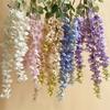 1pc Artificial Ceiling Wisteria Flower, WeddingHall Decoration Flower, Wisteria Flower, Ceiling Or Garden Artificial Flower