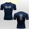 Sports Tops Quick Dry Men's Sweat-Absorbent Compression Shirt Gym Workout Short Fitness Moisture-Wicking Running T-Shirt Tees Tight