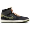Air Jordan 1 Mid SE Craft Anthracite Light Olive Men Sneakers Black Sky-J-Light-Olive FD6817-003