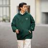 Li Ning Sports Lifestyle Series Antistatic Antibacterial Warm Comfortable Fleece Casual Versatile Hoodie Men Hoodies Dark-Green AWDUA05-7