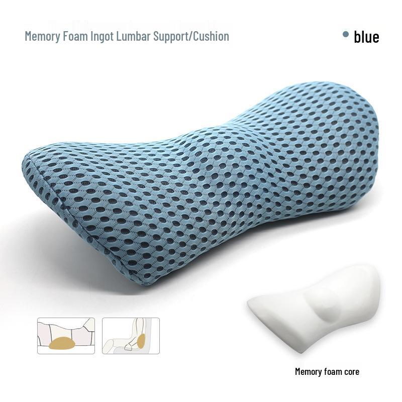 Memory Foam Autositz Lendenstützkissen - Atmungsaktive Rückenlehnenpolsterung für den Sommer