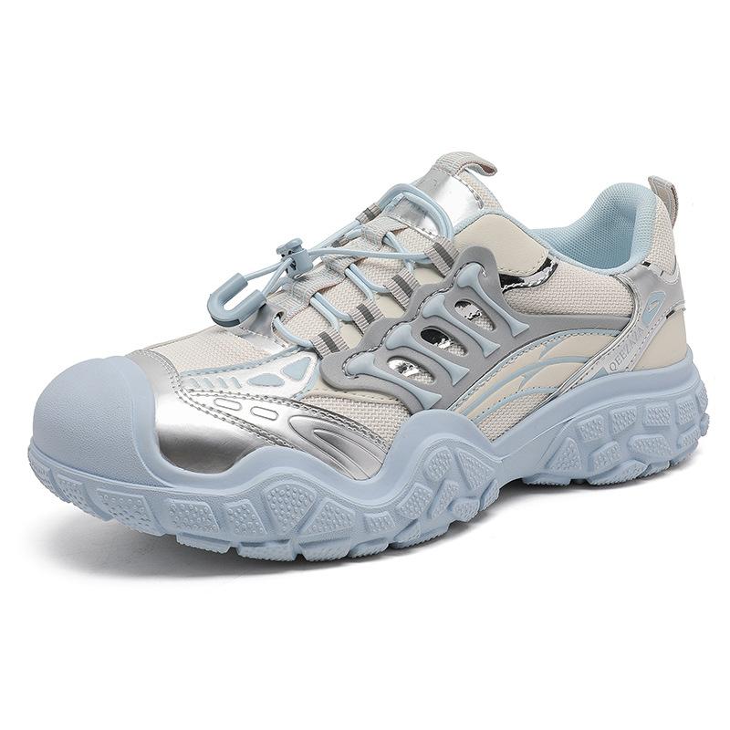 

3778 Sneakers White Deer Ugly Mountaineering Shoes New Spring and Autumn Sports Outdoor Hiking Women s Shoes 44 бежевий