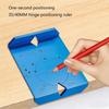 Concealed Hinge Jig Hole Drilling Guide Locator Plastic Hinge Boring Template For Cabinet Door 35mm Application