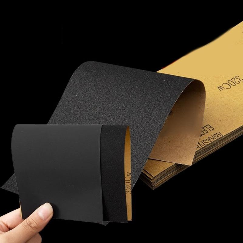 Long Last Durability Abrasive Paper 60-2000 Grit Sandpaper Ideal For Automotive DIY Projects Flexible Backing