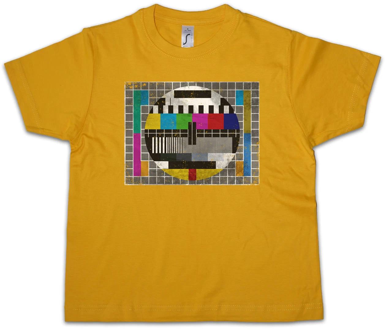 TEST PICTURE I Kids Boys T-Shirt The Testbild Theory Retro Big TV Nerd Bang TBBT 100