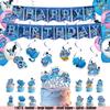 K-pop Demon Hunters Derpy Tiger Celebration Disposable Tableware Blue Collection Present Tablecloth Banner Xmas Birth Date Celebration Supplies