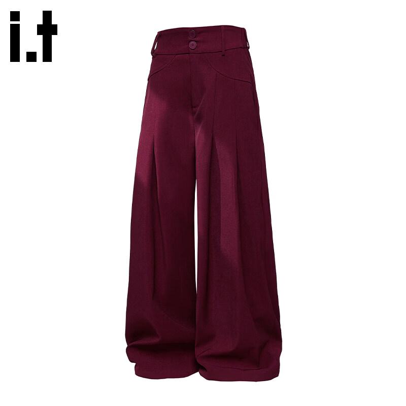 

Men s :CHOCOOLATEit Loose Wide-Leg Casual Trousers L