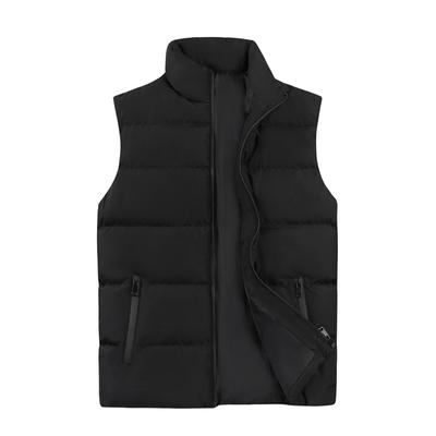 Thick Padded Waistcoat Men and Lightweight Casual Stylish Men's Winter Vest Warm Windproof Sleeveless Outerwear with For Outdoor