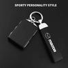 3D Metal/Leather Car Keychain for Mazda 3 6 CX5 2 CX3 CX9 MX5 RX8 Axela Demio Atenza MS GJI GH BK Key Chain Rings Accessories