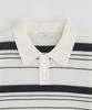 STCO Diems Ice Touch Striped Short Sleeve Knit_White (Classic Fit)_Dktxb15Ctw