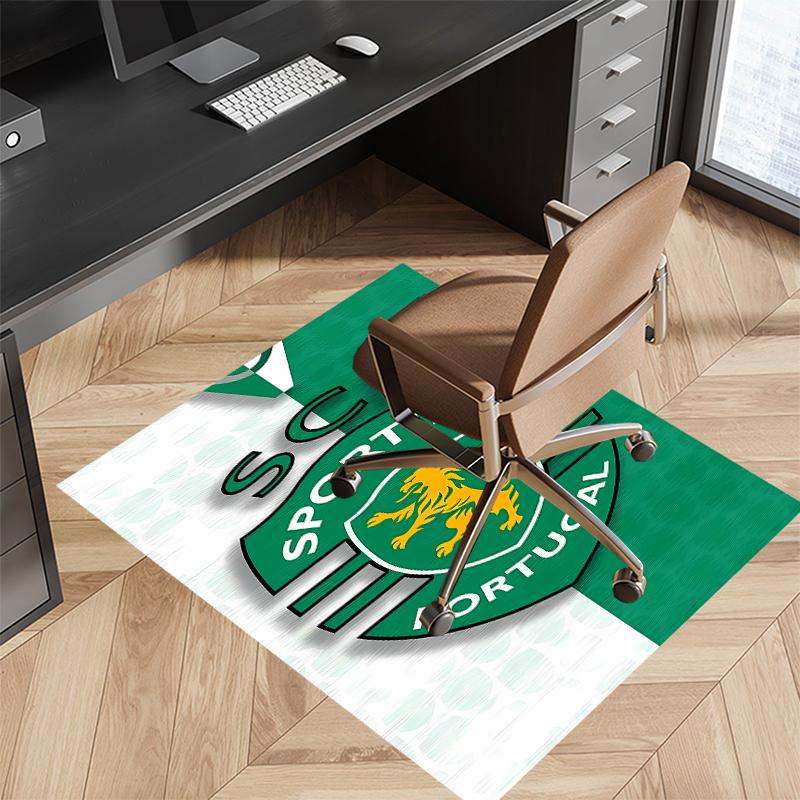 Sporting CP Logo Printed Absorbent Washable Carpet, Non-Slip Bathroom Mats, Kitchen Rugs, Yoga Mat,Living Room Entrance, Camping Picnic Rugs