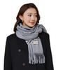 Wool Scarf Women's Winter High End Solid Color Scarf Versatile Autumn and Winter New Korean Style Cashmere Scarf