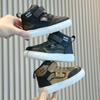 New Spring and Autumn Children's Sports Shoes, Boys' Casual Shoes, High-top Girls' Sneakers, Lightweight Soft-soled Baby Shoes