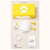 Duck Night Light Warm White Adjustable Brightness Cute Tap Nursery Lamp with Phone Holder and 30 Minute Timer