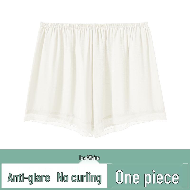 Women's Sheer Ice Silk Safety Shorts, Summer Lightweight No-Roll, Wear Inside or Out