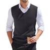 Men's V-neck Vest Sleeveless Knitted Pullover