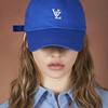 VARZAR Monogram Soft Overfit Ball Cap Blue