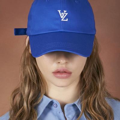VARZAR Monogram Soft Overfit Ball Cap Blue