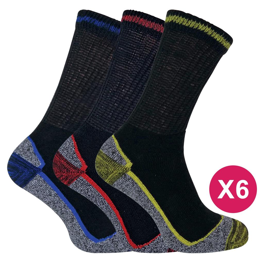 Sock Snob - 6 Paires Homme Chaussettes de Travail